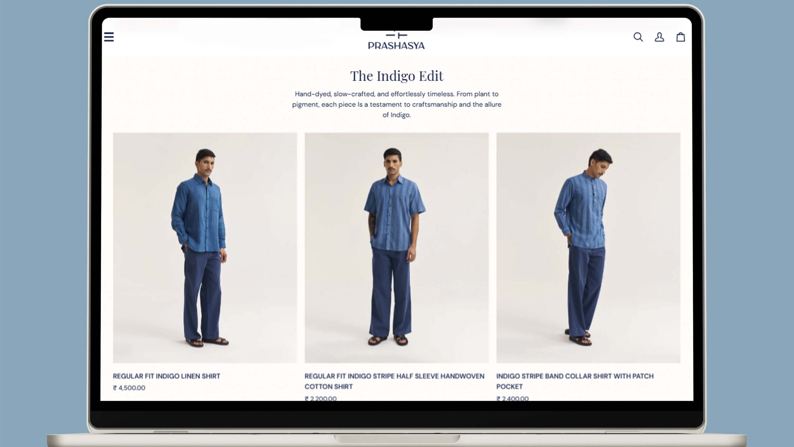 Luxury Shirt Brand Shopify Plus Website Design
