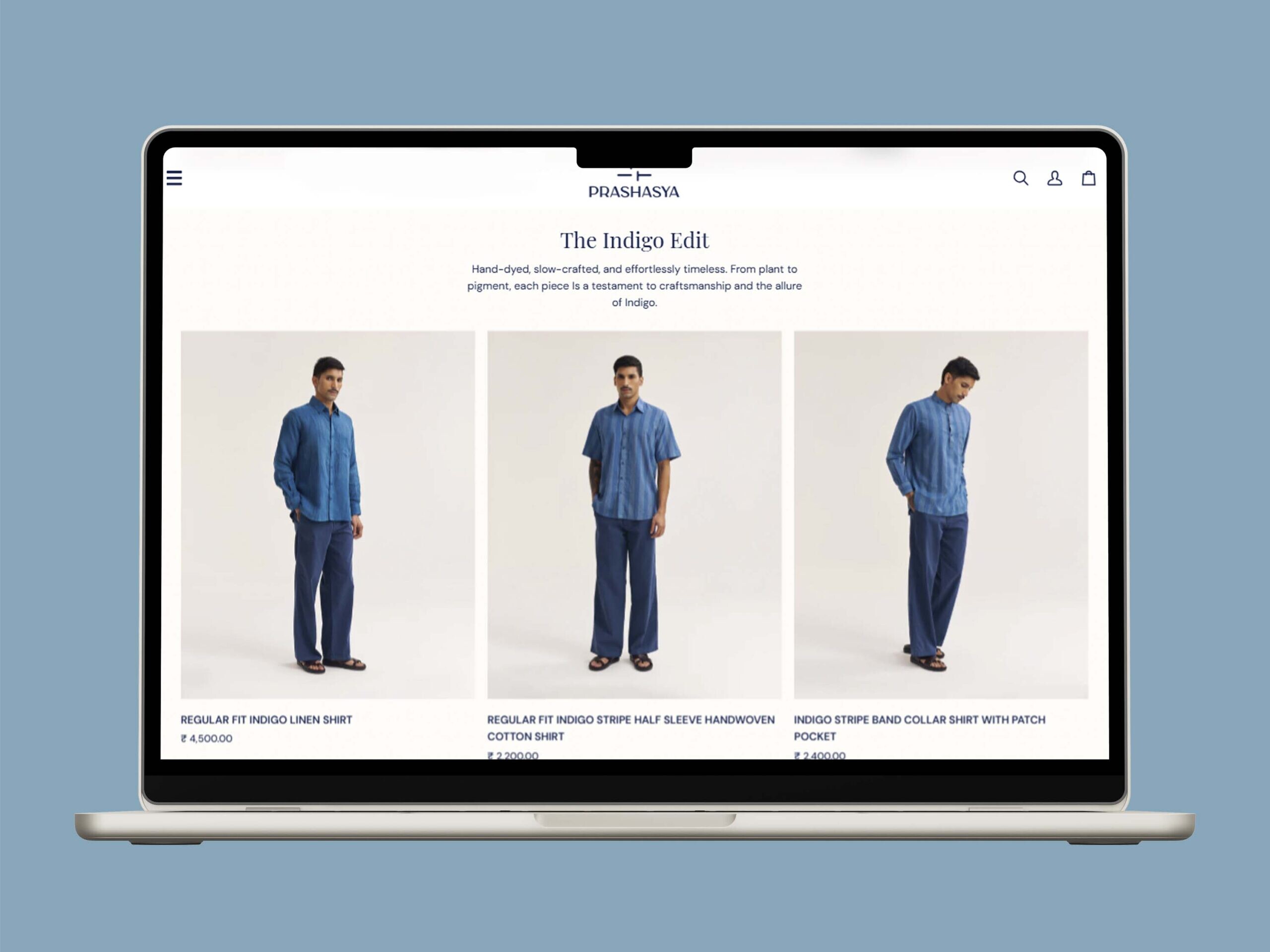 Luxury Shirt Brand Shopify Plus Website Design