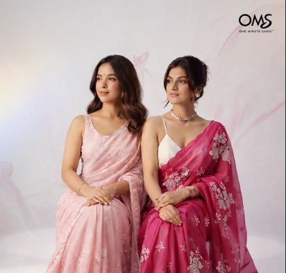 one minute saree