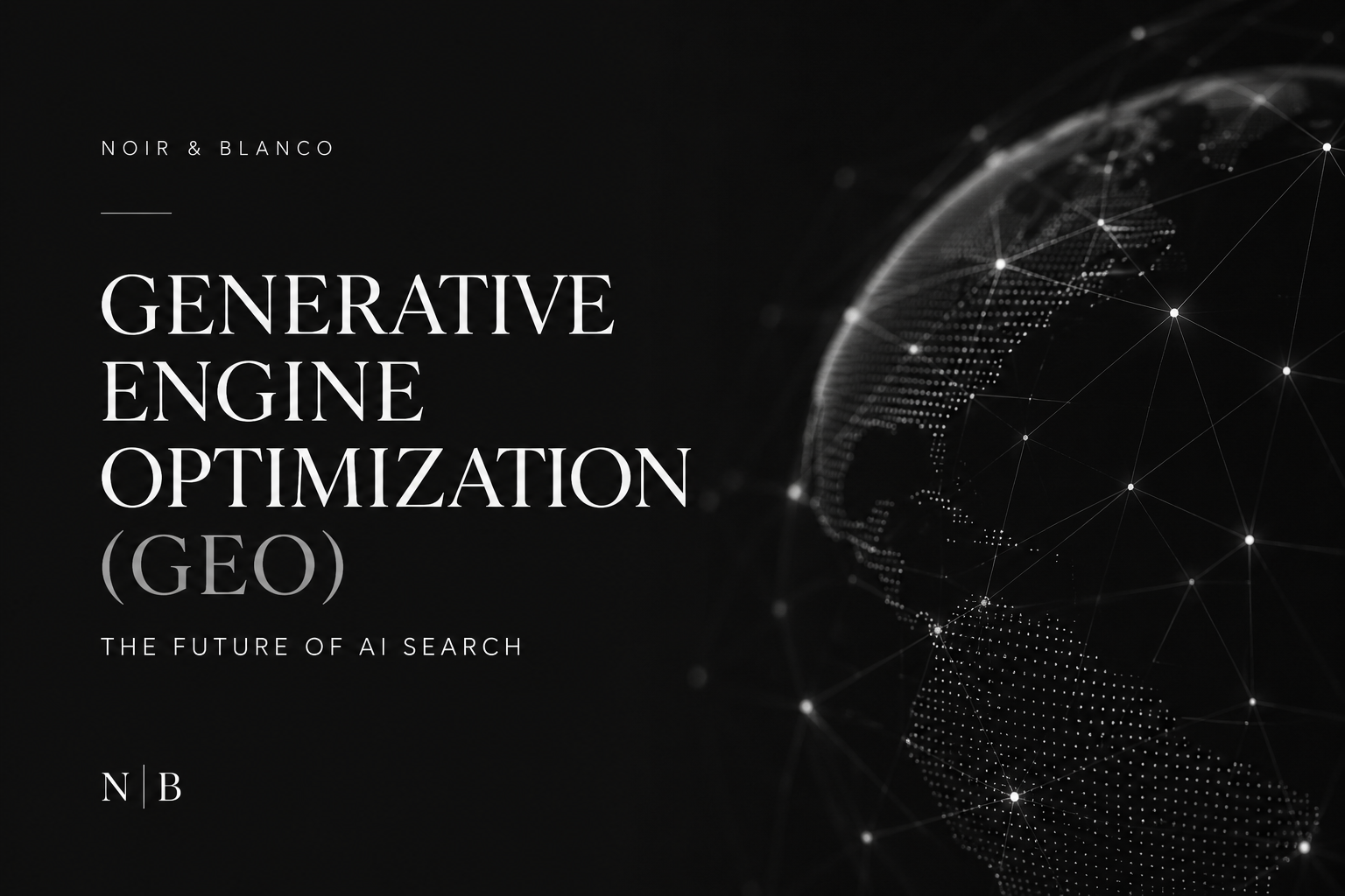 Generative Engine Optimization (GEO) and AI Search Strategy by NOIR & BLANCO
